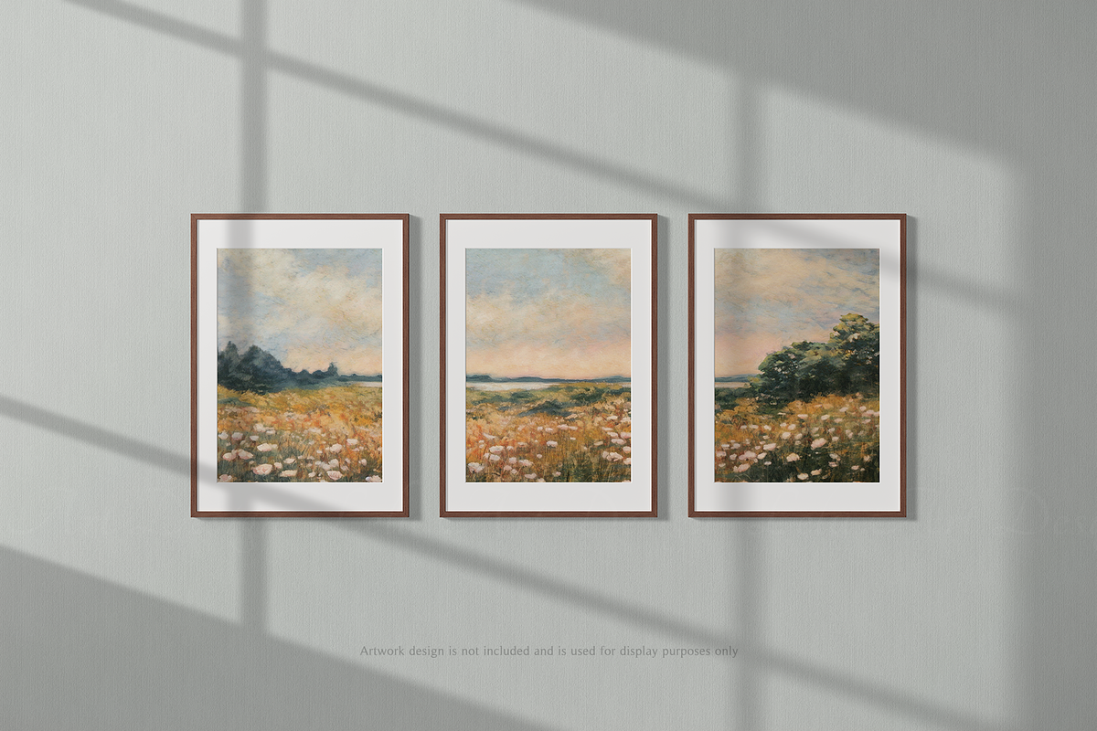 5x7 Portrait, 3 Frame Mockup, a Household Mockup by Lelu Art Design (Photo 5 of 11)