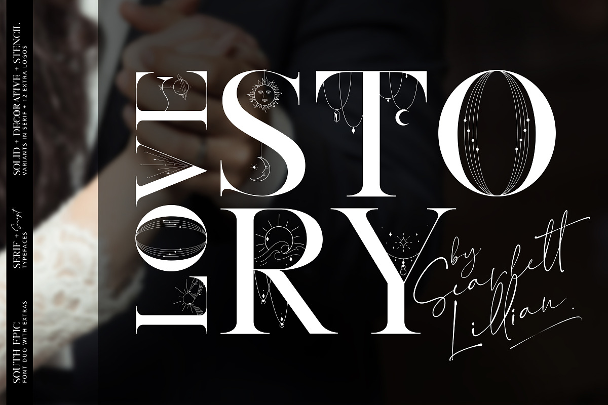 South Epic Dream Font Duo + Logos, a Serif Font by SNIPESCIENTIST (Photo 17 of 32)