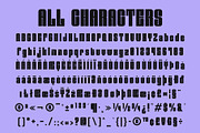 Rude – Condensed Font, a Sans Serif Font by Craft Supply Co. (Thumbnail 8 of 8)