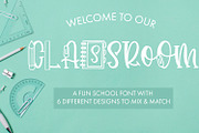 Classroom, a Handwritten Font by Freeling Design House (Thumbnail 1 of 7)