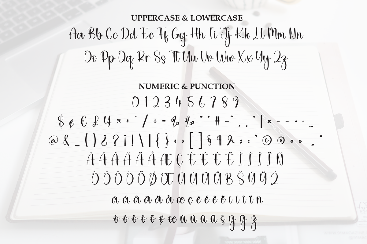 Monday | Script Font, a Handwritten Font by Scratchones (Photo 7 of 8)