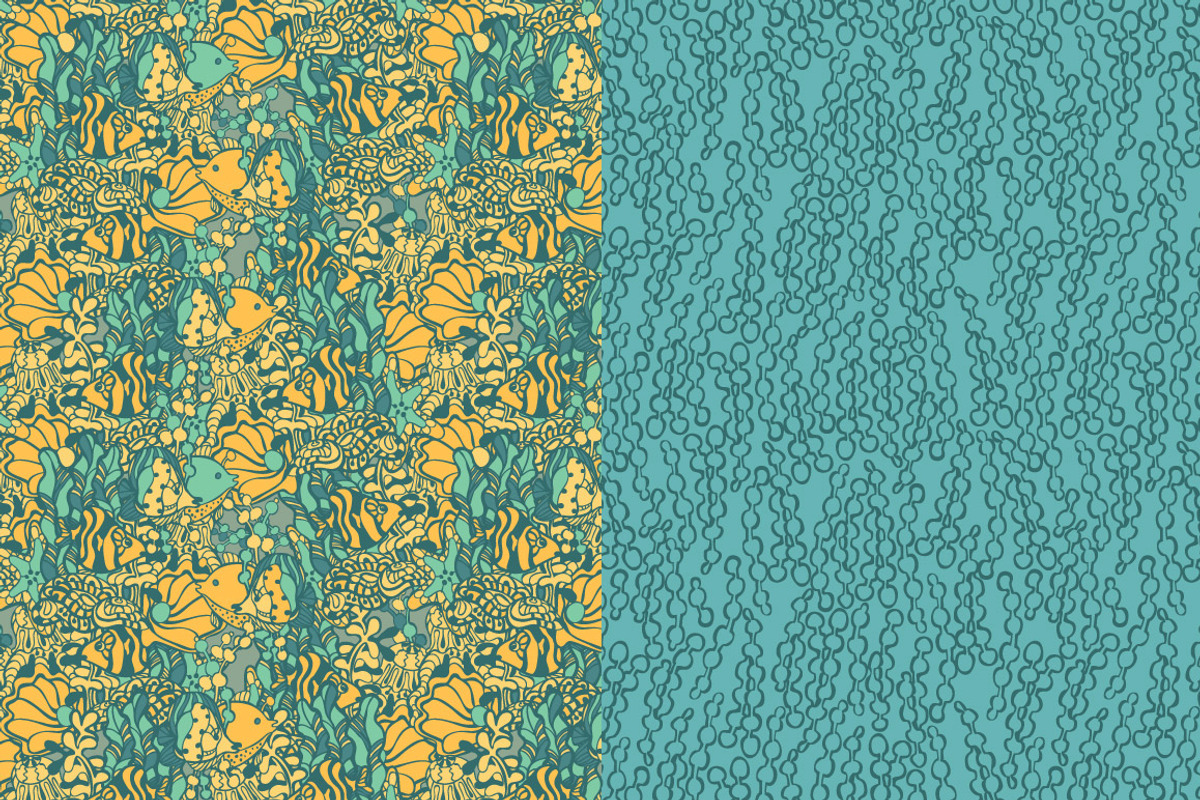 A set of patterns of tropical fish, a Pattern Graphic by BondarenkoNat (Photo 2 of 4)