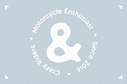 nocturnal bird - smooth vintage sans, a Sans Serif Font by Mikhail Fukurou (Thumbnail 5 of 8)