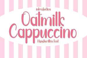 Oatmilk Cappuccino