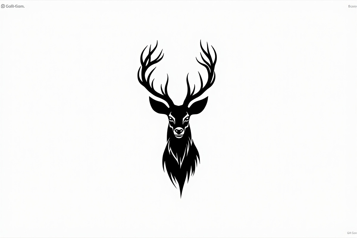 Majestic Deer Silhouette Bundle, an Illustration by jahid234 (Photo 7 of 7)
