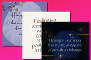 Spiritual Healing Social Media Posts, a Social Media Template by Chantelle T Illustrations (Thumbnail 6 of 7)