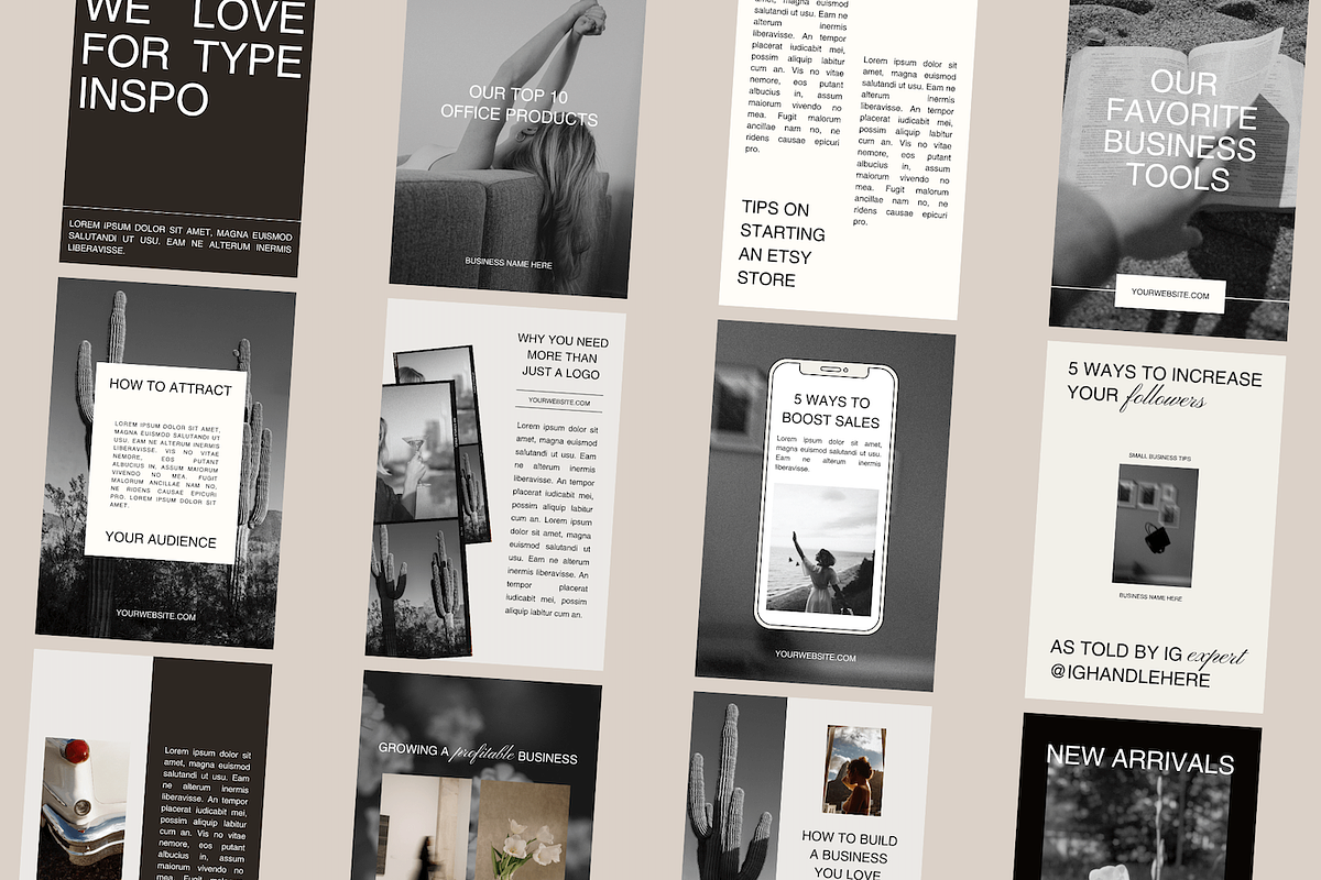 Idea Pin Pinterest Templates, a Social Media Template by Brand & Bloom (Photo 2 of 9)