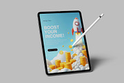 Tablet Screen Mockup, an iPad Mockup by lamorastudio (Thumbnail 11 of 14)