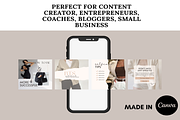 NEUTRAL Instagram Templates Bundle, a Social Media Template by LushBury (Thumbnail 8 of 9)