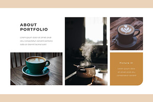 Supplies - Cafe PowerPoint Template