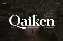 Qaiken Elegant Ligature Serif Font
