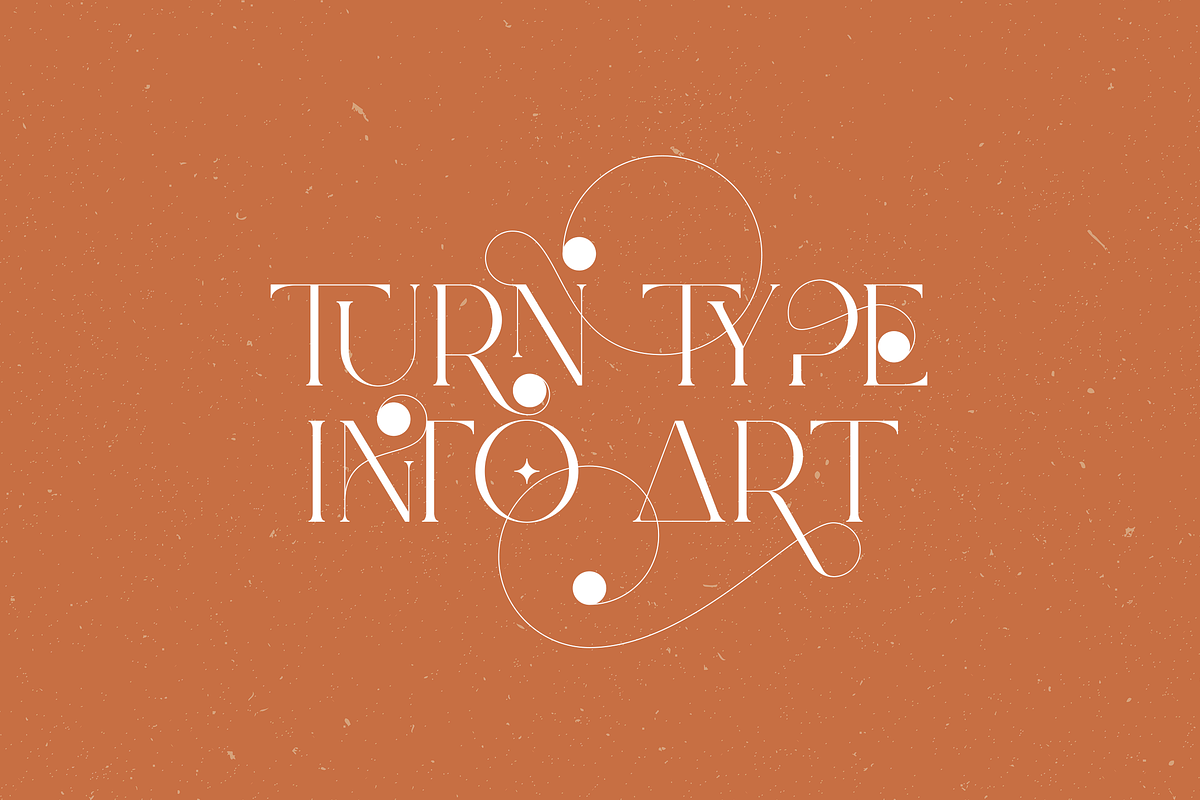 Moon Type Creative logo font, a Serif Font by VP Fonts (Photo 12 of 18)
