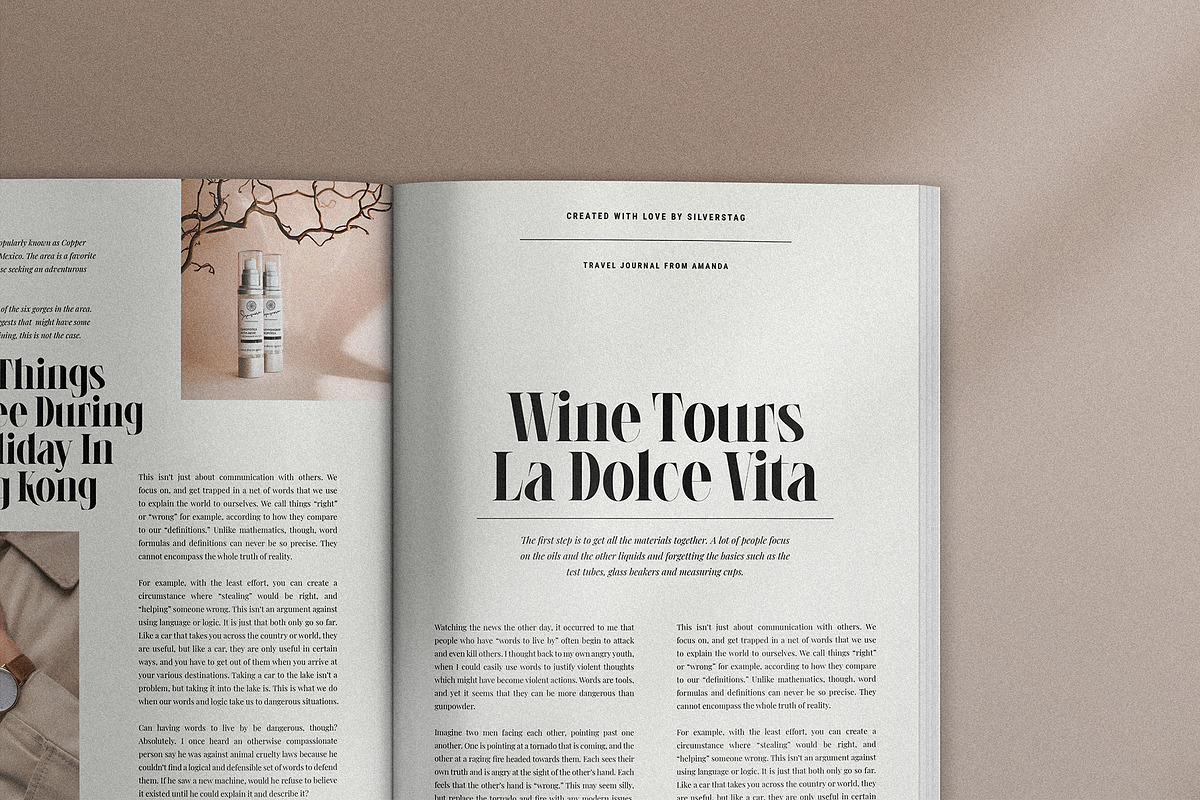 LaRuja - Modern Serif Typeface, a Serif Font by SilverStag Type Foundry (Photo 11 of 20)