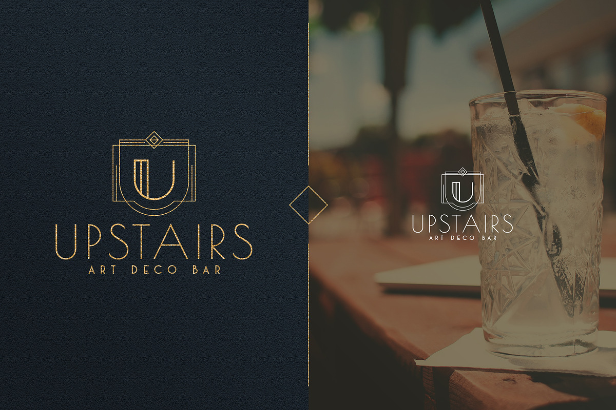 Art Deco A-Z Logo Templates, a Branding & Logo Template by VP Fonts (Photo 22 of 29)