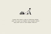 Christmas People: 50 Line Art, a Person Illustration by Veyla (Thumbnail 14 of 14)