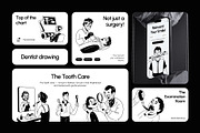 Dentist Drawing Illustration, a Healthcare Illustration by Vectors Market (Thumbnail 3 of 9)