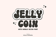 Jelly Coin Font, a Font by Nicolo Pumpkins (Thumbnail 1 of 10)
