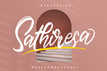 Sathiresa Modern Brush Font