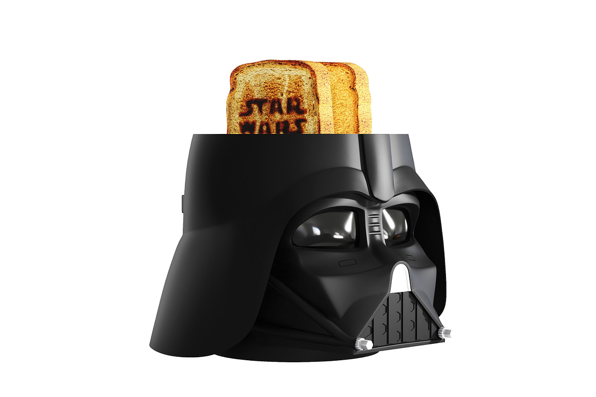 3d Toaster Star Wars Darth Vader, an Object 3D Model by Archidizer (Photo 6 of 9)