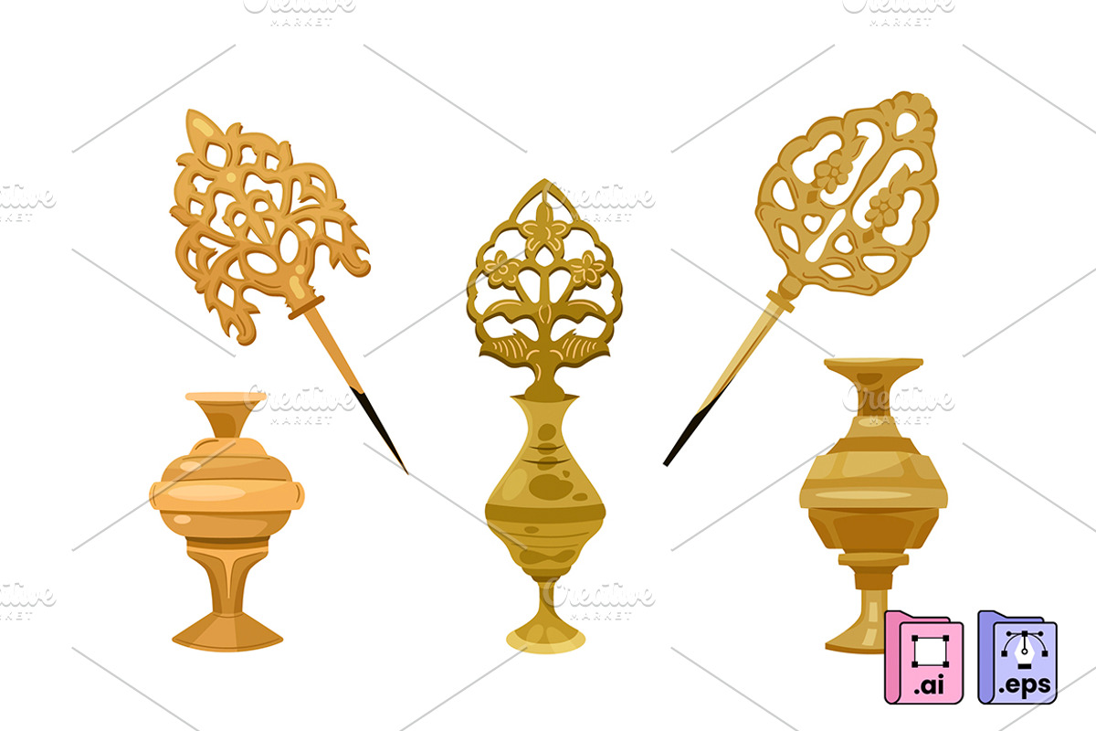 Traditional Arabic Kohl Collection, an Object Graphic by MISS CHATZ (Photo 1 of 3)