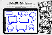 Comic Text Bases Procreate Stamps, a Brush Add-On by Selentaori Studio (Thumbnail 8 of 10)