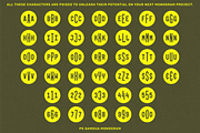 3 Letter Monogram Maker - PS Samdua, a Sans Serif Font by Para-Scope Design (Thumbnail 5 of 8)