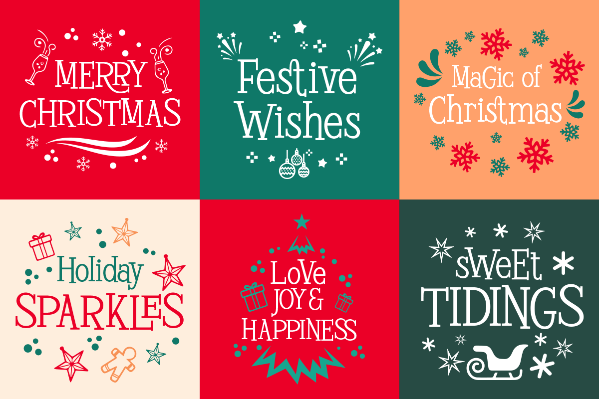 Merry Glow – Christmas Display Serif, a Serif Font by roomspace creative lab (Photo 3 of 10)