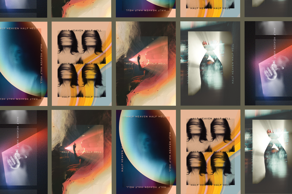 Half Heaven Half Hell~5 Posters Pack, a Background Graphic by picnictubesworld (Photo 7 of 8)