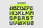 Warzone Bold Y2k Font, a Sans Serif Font by WhymoreArt (Thumbnail 11 of 12)