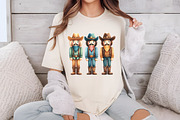 Cowboy Nutcrackers, Christmas PNG, an Illustration by Libby Wishes (Thumbnail 3 of 6)