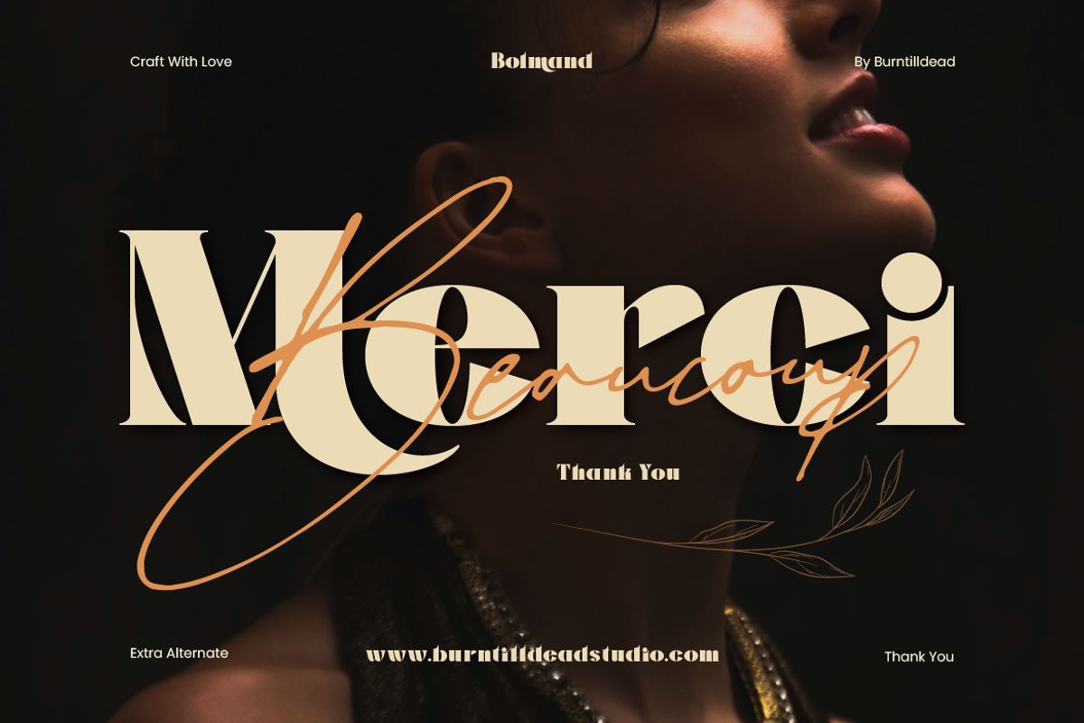 Bolmand Signature, a Serif Font by Burntilldead (Photo 12 of 12)