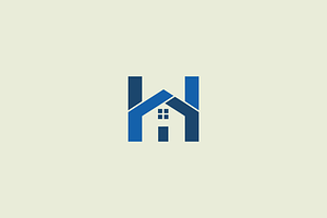 Home Blue Logo Vector