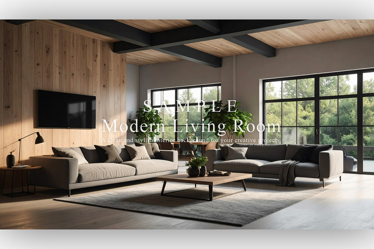 15 Modern Living Room, a Background Graphic by NOMO DESIGN (Photo 13 of 16)