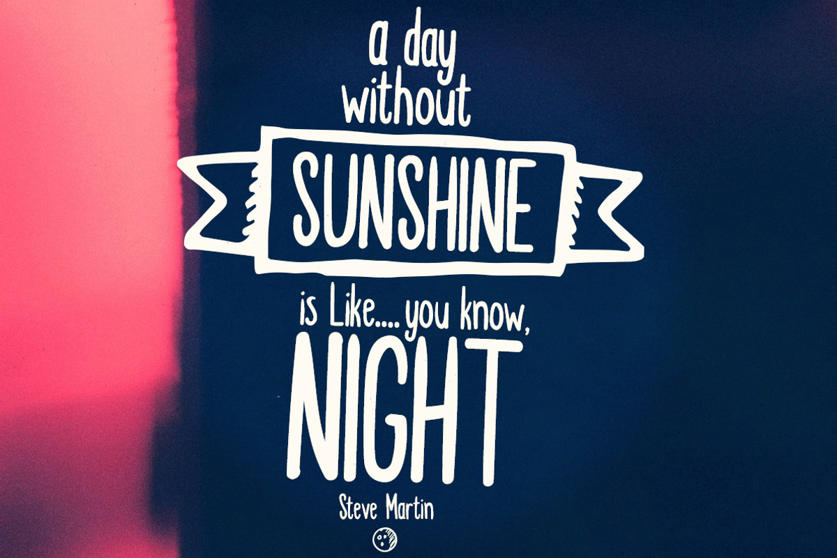 Display font Sunshine hand drawn, a Font by Itsmesimon (Photo 4 of 5)