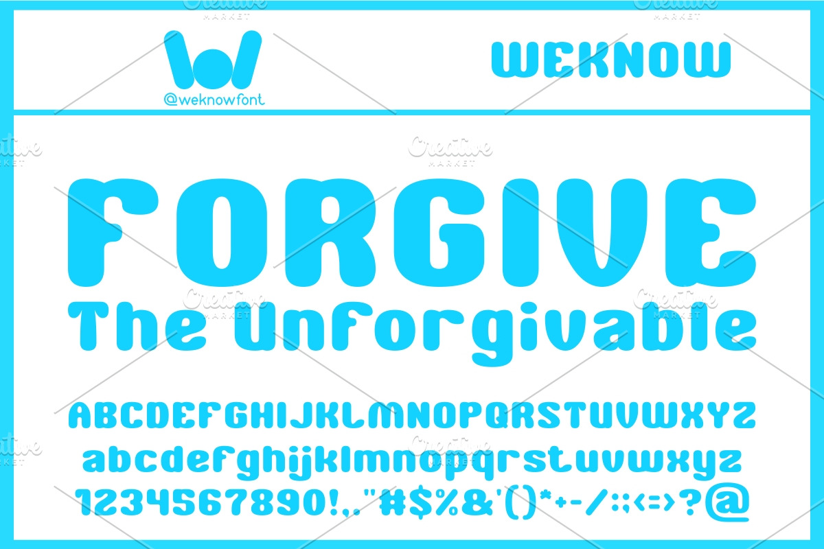 Nice font, a Font by weknow (Photo 3 of 8)