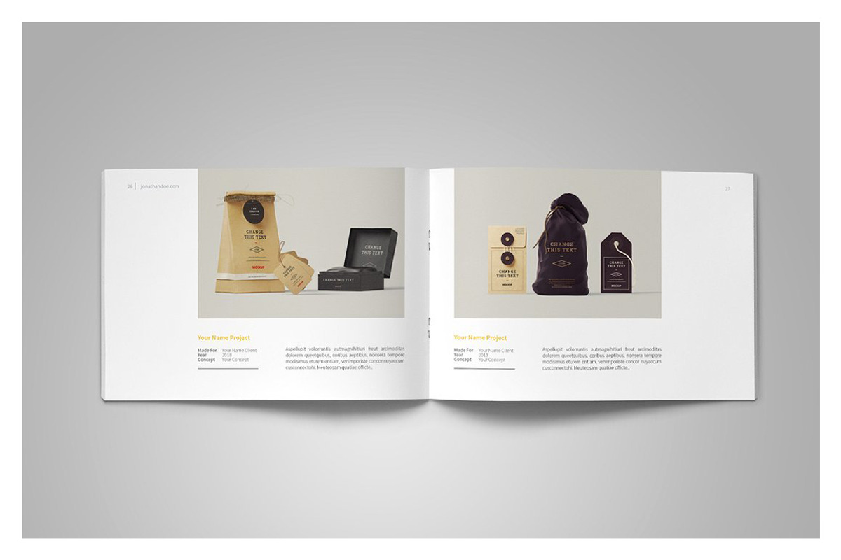 Graphic Design Portfolio Template, a Brochure Template by adekfotografia (Photo 17 of 24)