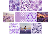 Soft Lavender Spring Backgrounds, a Graphic by NadiaTheronArt (Thumbnail 2 of 5)