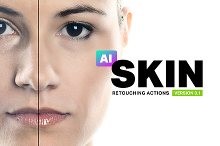 Skin 3.1 - 36 Retouching Actions, an Action Add-On by SparkleStock