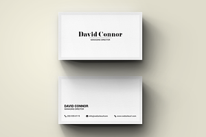 Simple Minimal Modern Business Card