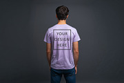 T-Shirt Mockup - Lavender Edition, a Shirt Mockup by ForhadGFX (Thumbnail 12 of 12)