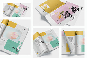 Realistic Magazine Mockups