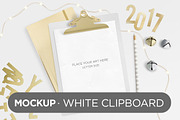 White Clipboard Mockup, a Print Template by tomodachi studio (Thumbnail 2 of 4)