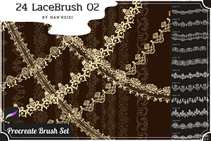 24 Lace Procreate brushes 02