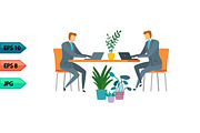 Vector business character poses set, an Object Graphic by julia_musdotter (Thumbnail 5 of 15)