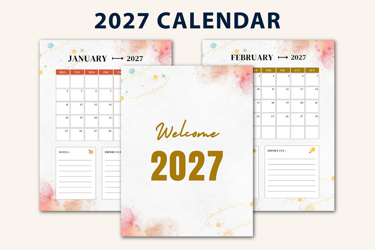 2026–2027 Event Management Planner, a Stationery Template by Designmela01 (Photo 3 of 10)