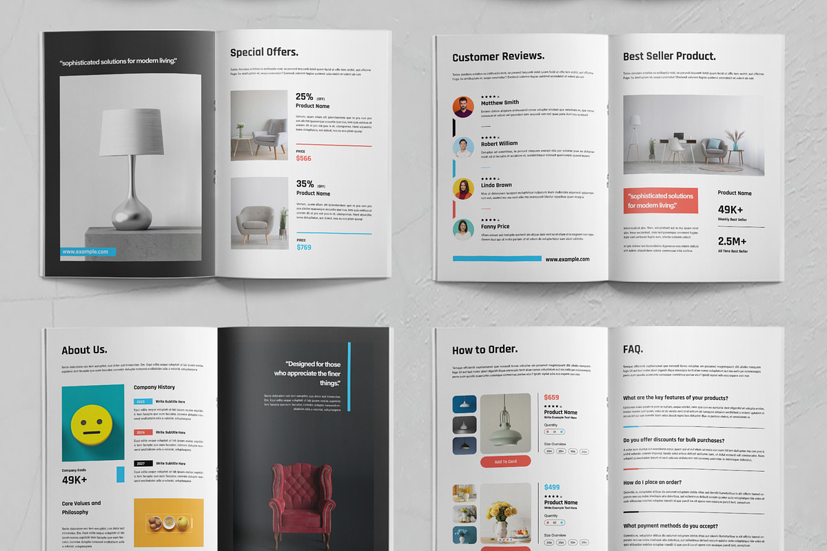 Product Catalog Template Layout, a Brochure Template by ContestDesign (Photo 3 of 3)