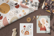 Boho Woman Clipart - Abstract & Line, an Illustration by Velliniki (Thumbnail 2 of 14)