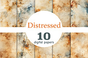 Distressed Digital Paper | Vintage, a Pattern Graphic by GlamArtZhanna (Thumbnail 1 of 3)