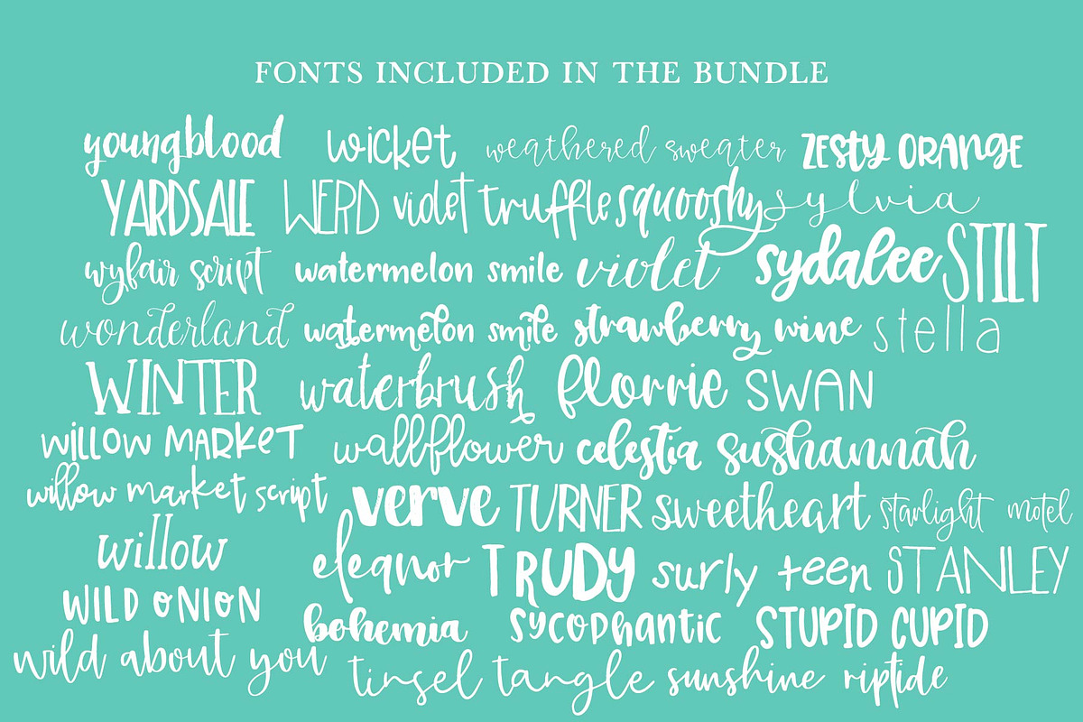 buy the store bundle, a Font by OnTheSpotStudio (Photo 3 of 7)