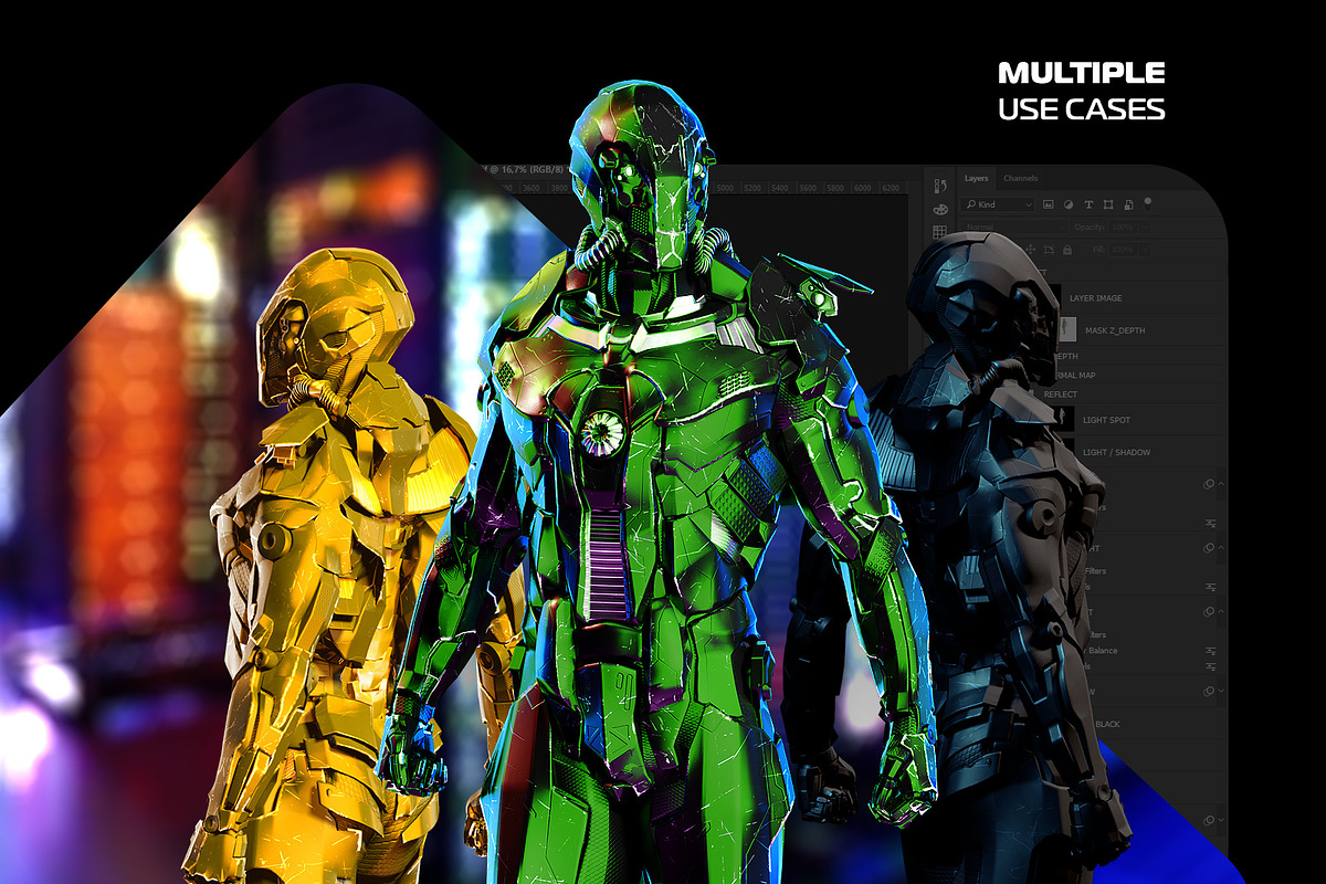 Security Robots Mockup #1, a Product Mockup by ARKS ACADEMY (Photo 5 of 8)